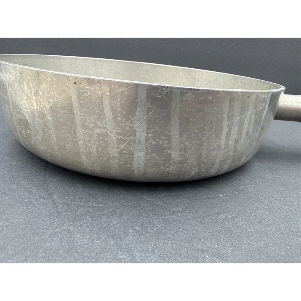 Vtg 70s Sears Aluminum Saute Pan 9